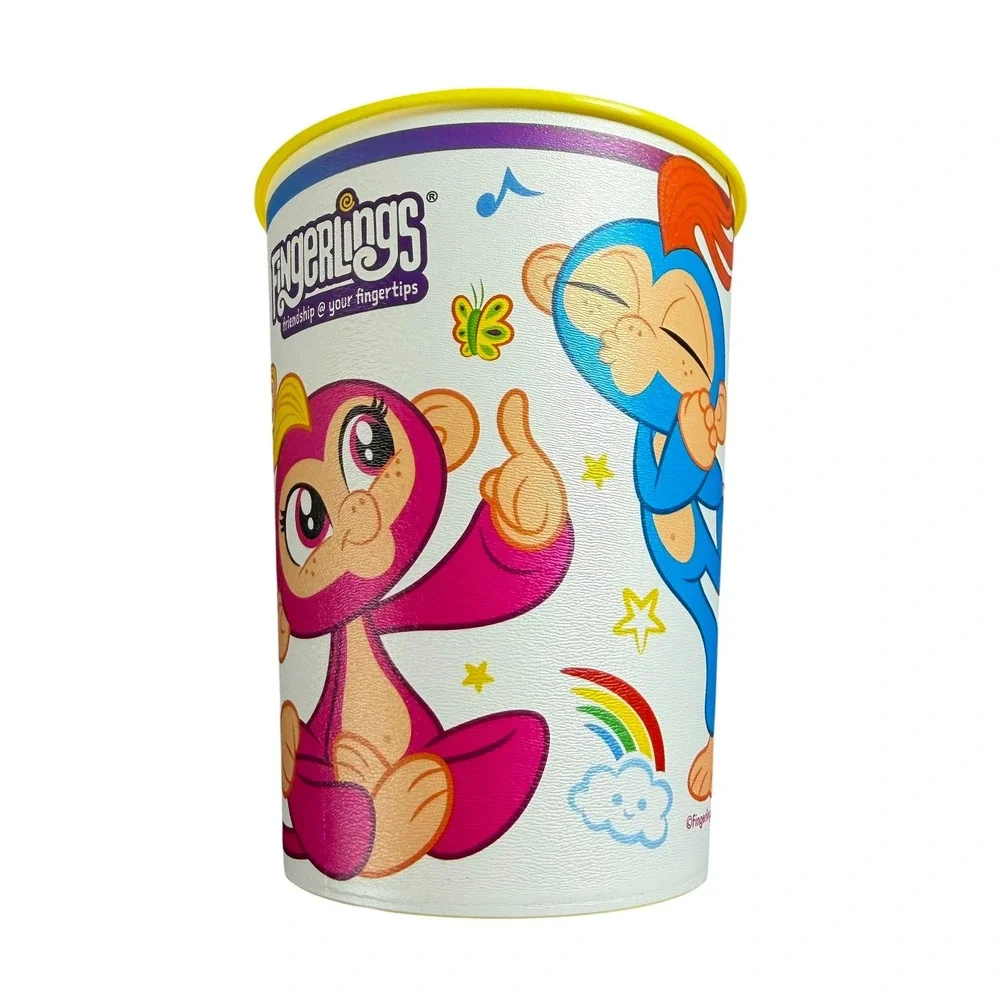 Fingerlings Plastic Reusable Party Favor Cups 16oz Set of 6 Unique Industries